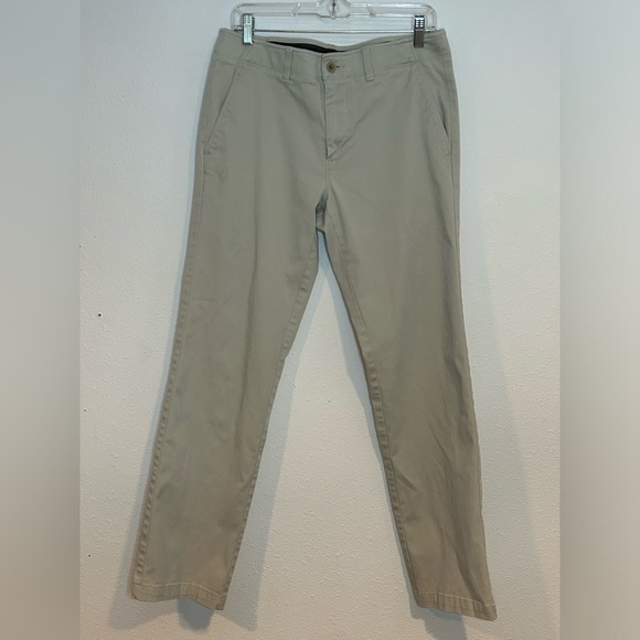 Haggar In Motion Men's Beige Pants Size 32 - Picture 1 of 6